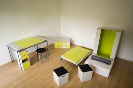 montage des meubles mobiles Casulo