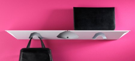 tablette murale pour ranger votre iphone et votre sac à  main