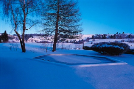 piscine dans la neige Piscinelle