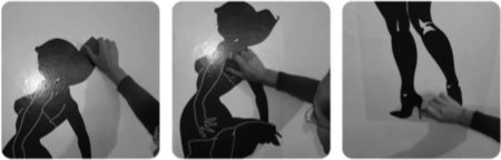 tutorial pour apprendre à  coller un sticker mural