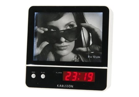 radio-réveil cadre photo parlant - Karlsson