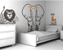 adhésif mural pour chambre d