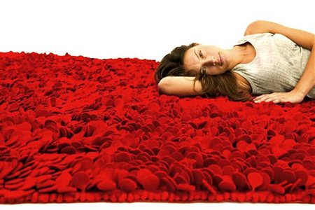 tapis de roses