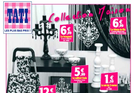 déco discount chez Tati