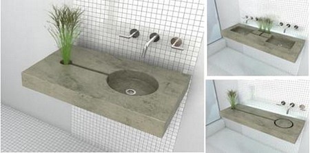 Zen garden, lavabo écologique