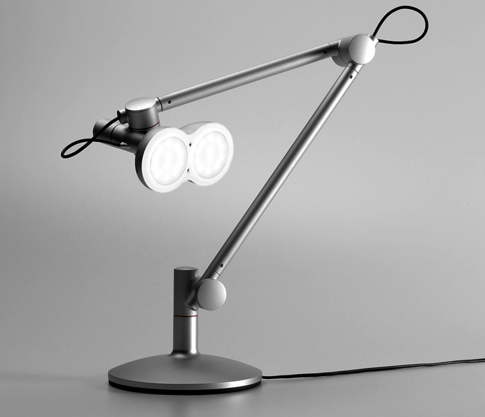 Lampe de bureau Lobot inspirée par Wall-e