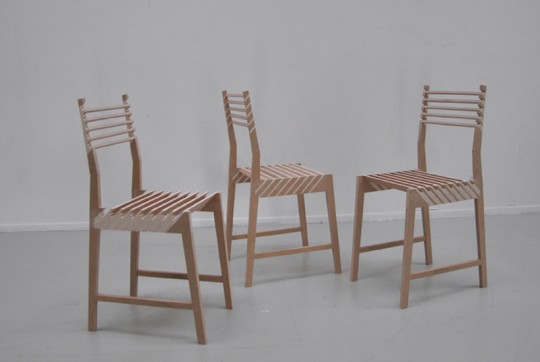 3 chaises empilables en une seule - Triplette chair
