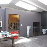 Agence architecte - intérieur gris anthracite du loft