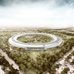 Apple campus - photo des futurs bureaux de Steve Jobs