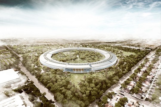 Apple campus à Cupertino by Foster + Partners