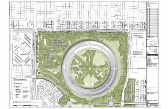 Plan du futur campus Apple