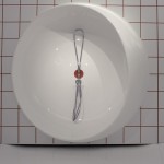 Douche ronde design murale Rotator by Teuco
