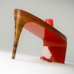 Bureau chaussure Ã  talon Stiletto desk