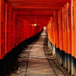 Photo d'un couloir en bois asiatique