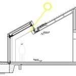 Plan d'un garage transformé en bureau par des architectes