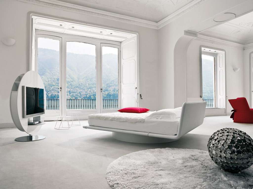 Lit king size rotatif Giotto by Bonaldo