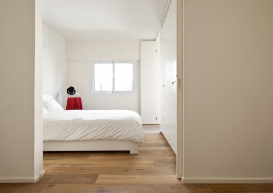 Chambre épurée dans un appartement de 40m2