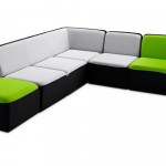 Canapé d'angle design Dunlopillo E-motion