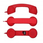 Combiné téléphonique vintage rouge pour iPhone