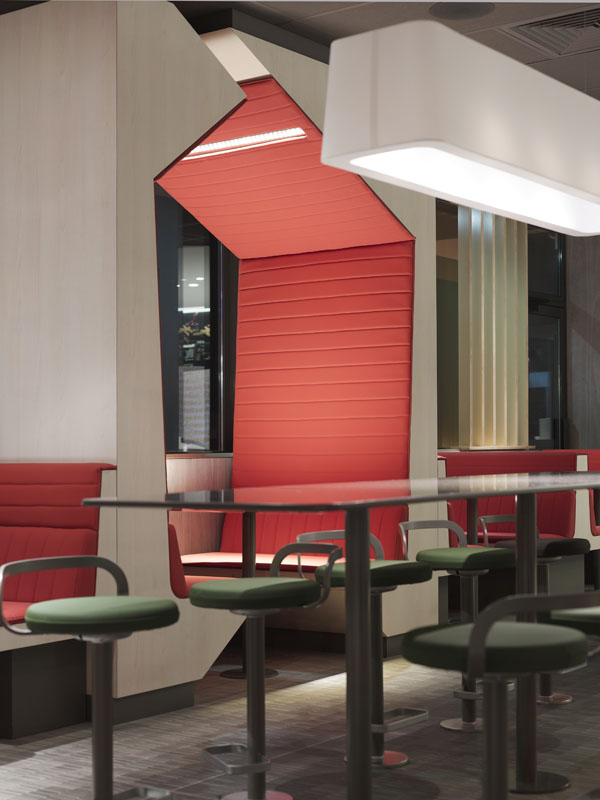 Le nouveau design des restaurants Mac Donalds signé Patrick Norguet