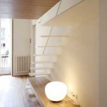 Lampe Ã  poser ronde dans un appartement design
