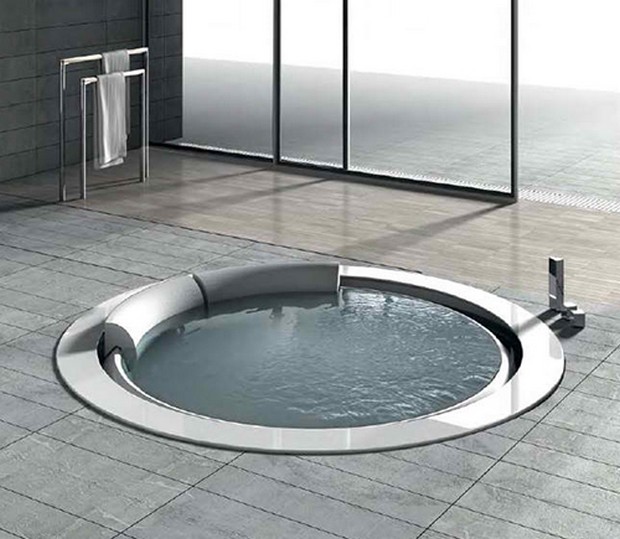 Ronde encastrable hafro Créatif Jacuzzi Baignoires