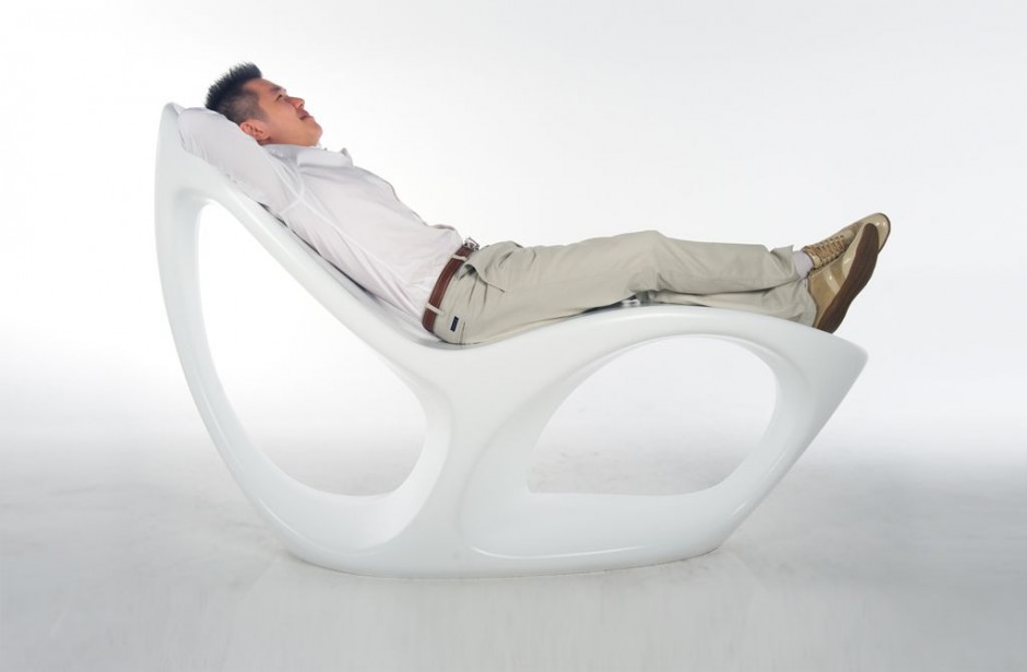 Chaise longue esprit lounge Odissey | Alvin Huang