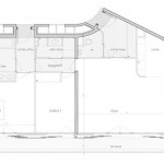 Plan appartement 3 pièces avec double entrée (Nouvelle Vague)