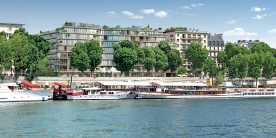 Résidence neuve Nouvelle Vague sur les quais de Seine à Paris