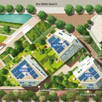 Plan de masse de la résidence O3, Vinci immobilier