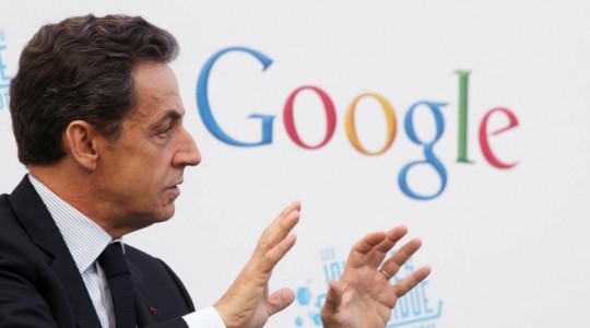 Nicolas Sarkozy loves Google