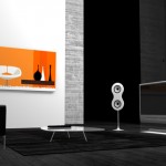 Tableau années 60 Qora & ShaÃ¯ Tim Dom orange