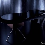 Bureau de PDG design noir Uno