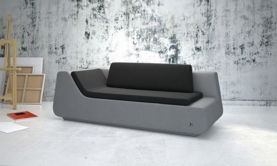 Canapé design Novv gris