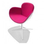 Fauteuil sixties rose Coccola