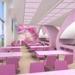 Salle de restaurant, hôtel Nhow Ã  Berlin