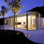 Jardin de la maison en verre Lugano House