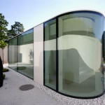 Maison contemporaine en verre Lake Lugano house