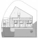 Plan de la maison en verre près du lac de Lugano