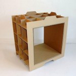 Module étagère en carton à monter