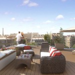 Pereire 17, appartement avec terrasse plein ciel