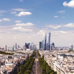 Vue de Paris des tours Hermitage Plaza