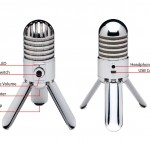 Caractéristiques techniques / commandes du microphone Sansom Meteor