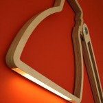 Nepa, lampe en bois ultra plate