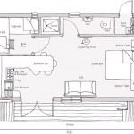 Plan de la maison en bois ecoPERCH de Blue Forest