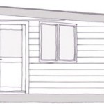 Plan de coupe de la maison en bois ecoPERCH