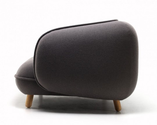 Canapé Snoopy par Iskos design, photo de côté