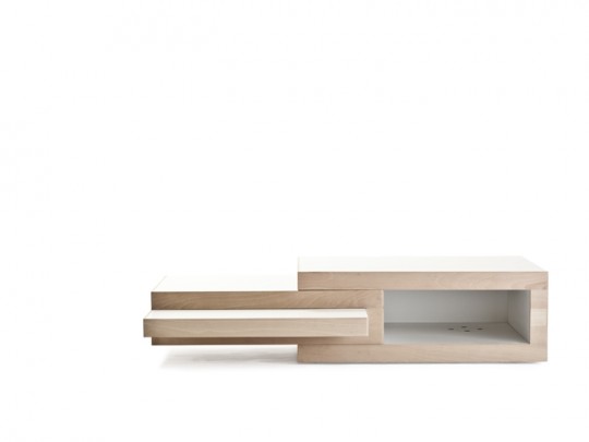 Table basse modulable en bois REK