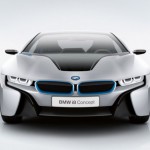 BMW i8 avant de la voiture électrique