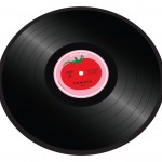 Dessous de plat disque vinyl Tomato par Joseph Joseph